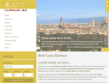 Tablet Screenshot of hotelcasci.com